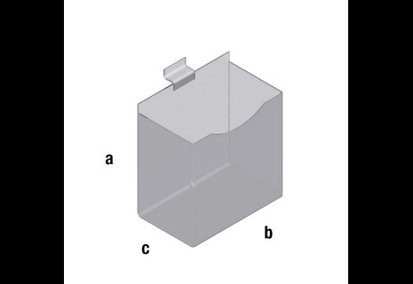 contenitore in plexi